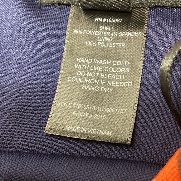 NWT EnRevelry Size 8 Blue and Orange Floral Midi Dress - Picture 9 of 12